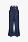 Kenzo NAVY BLUE Wide leg jeans