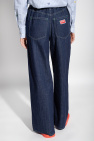 Kenzo NAVY BLUE Wide leg jeans