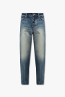 Carhartt WIP Newel Mörkblå avsmalnande jeans med avslappnad passform