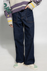 Kenzo NAVY BLUE Wide leg jeans