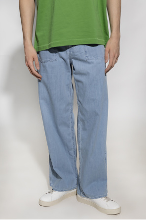 Kenzo liam hodges two tone wide leg trousers item