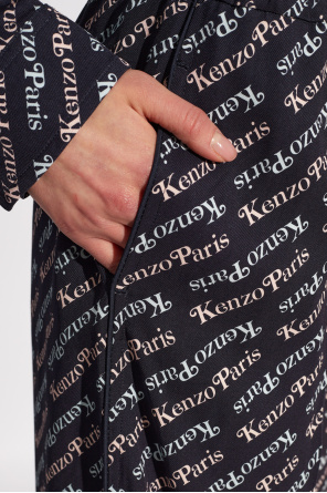 Kenzo Spodnie z logo