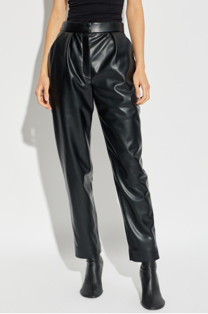 Balmain Hose aus Eco-Leder