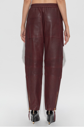 Balmain Leather trousers
