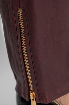 Balmain Leather trousers