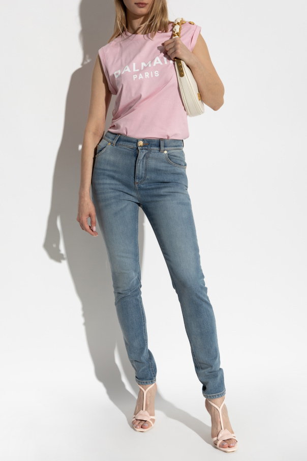 Balmain Tapered leg jeans