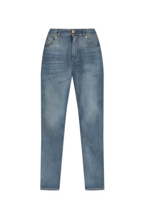 Tapered leg jeans