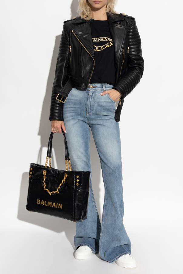 Balmain Jeansy z rozszerzanymi nogawkami
