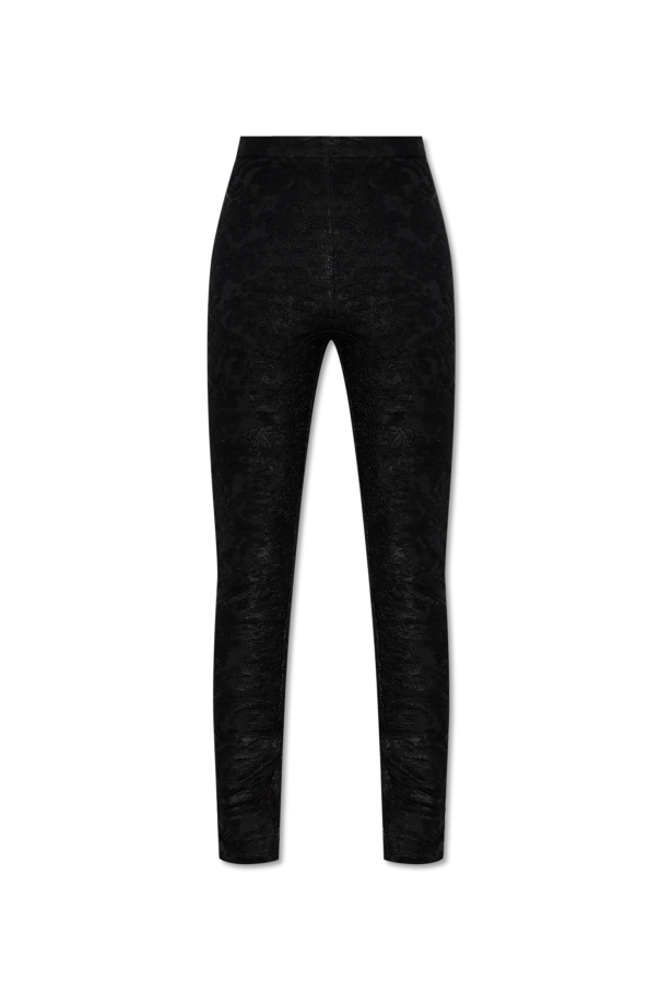 Trousers with a floral motif od Balmain