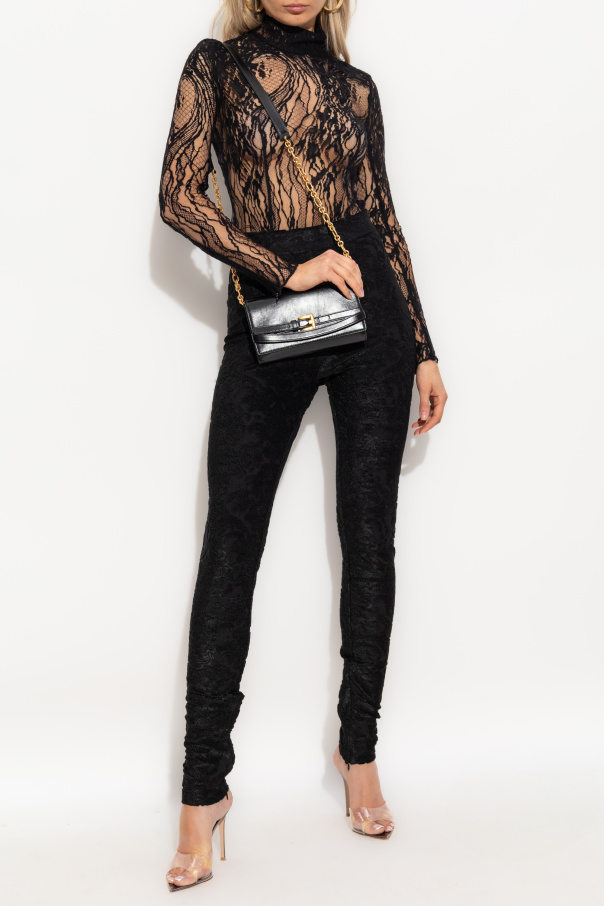 Balmain Trousers with a floral motif