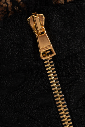 Balmain Trousers with a floral motif