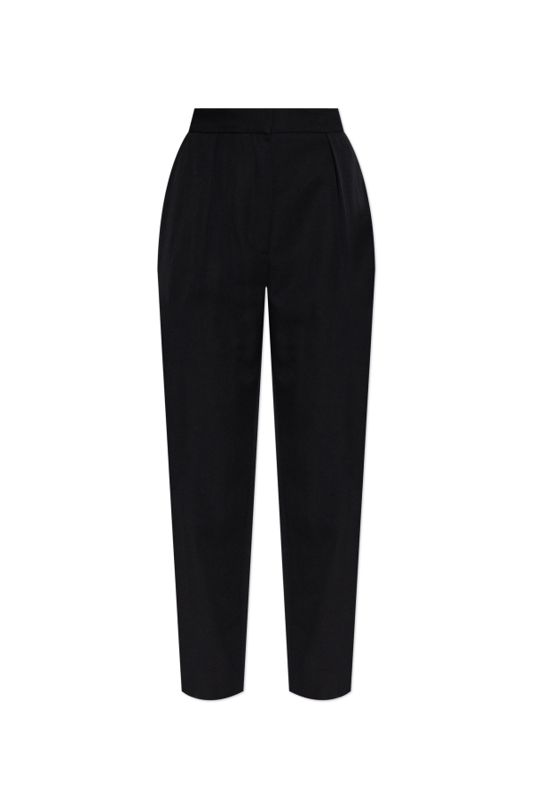 Balmain Wool trousers with pleats