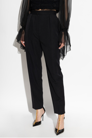 Balmain Wool trousers with pleats
