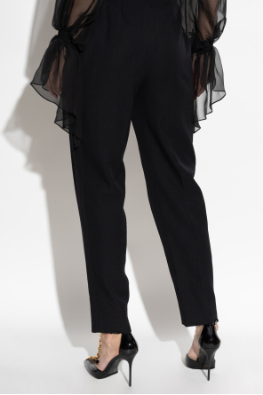 Balmain Wool trousers with pleats