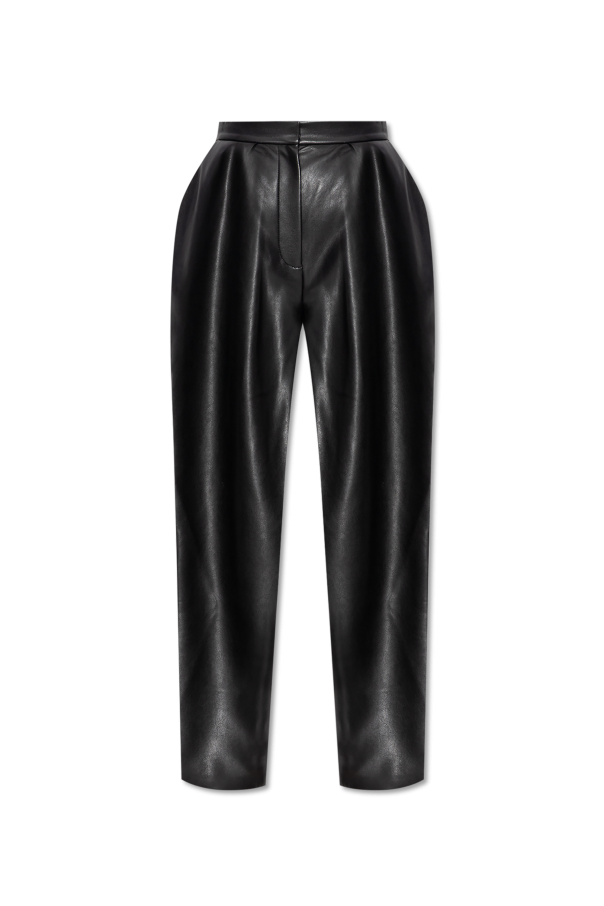 Vegan leather trousers od Balmain