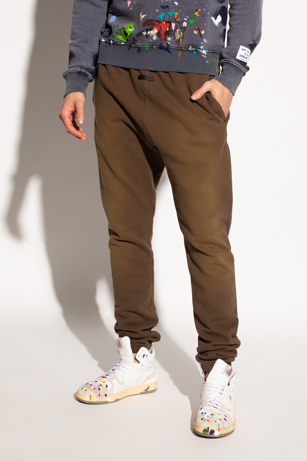 Cotton Stretch Full-Length Pants