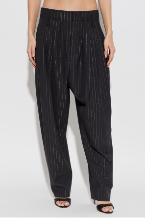 Kenzo Spodnie z lureksową nicią