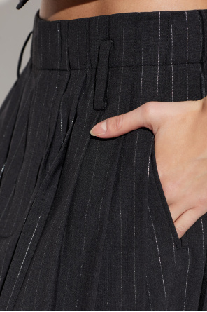 Kenzo Spodnie z lureksową nicią