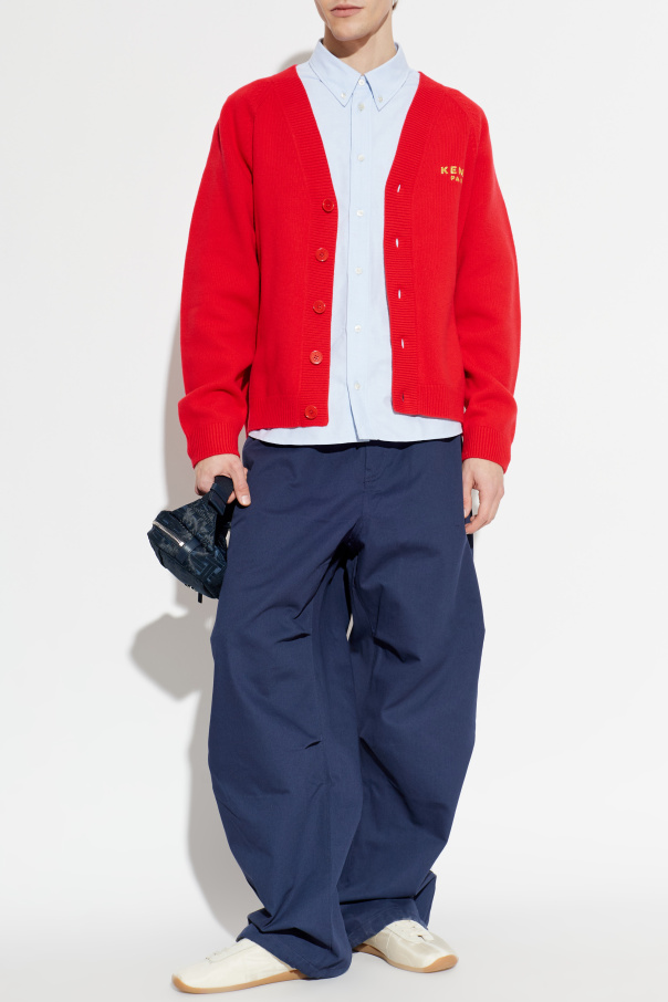 Kenzo Calças de perna larga