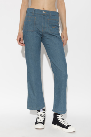 Kenzo Jeans com logótipo bordado