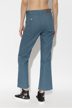 Kenzo Jeans com logótipo bordado