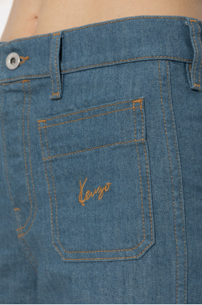 Kenzo Jeans com logótipo bordado