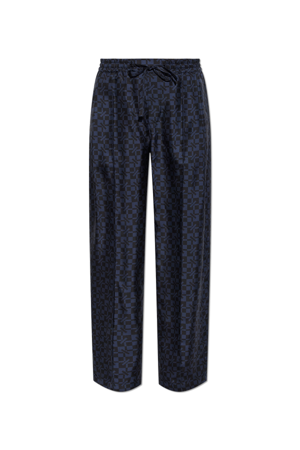 Kenzo Wide-leg silk trousers