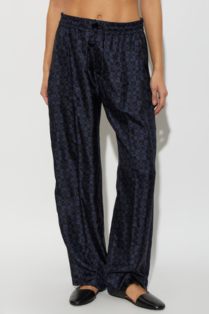Kenzo Wide-leg silk trousers