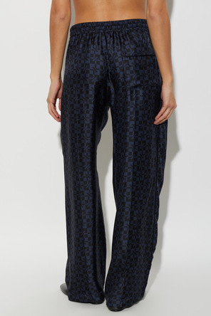 Kenzo Wide-leg silk trousers