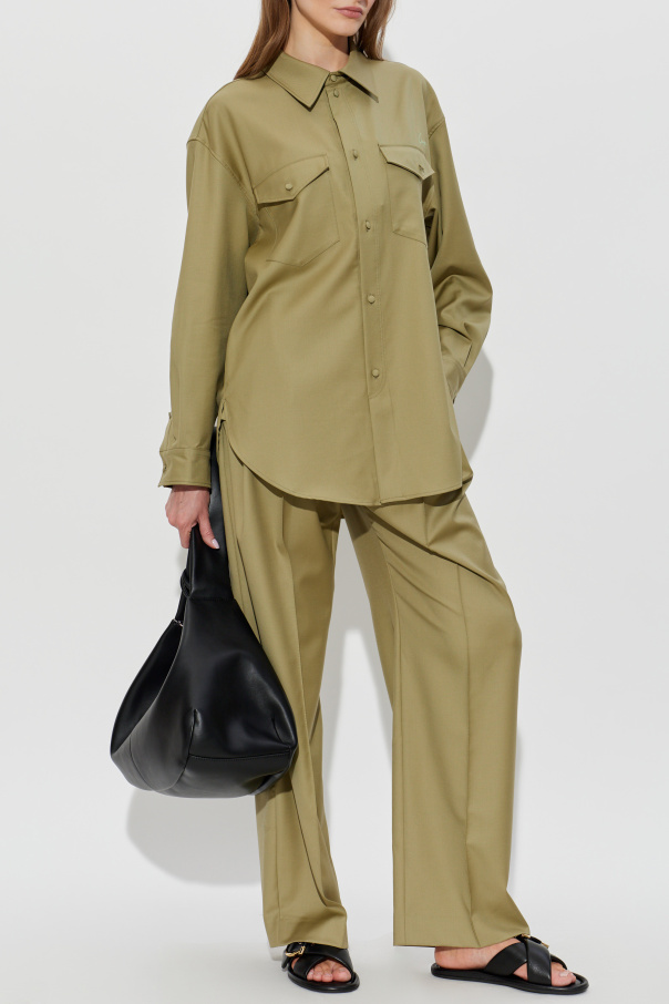 Kenzo Wool wide-leg trousers