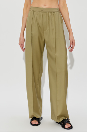 Kenzo Wool wide-leg trousers