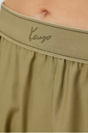 Kenzo Wool wide-leg trousers