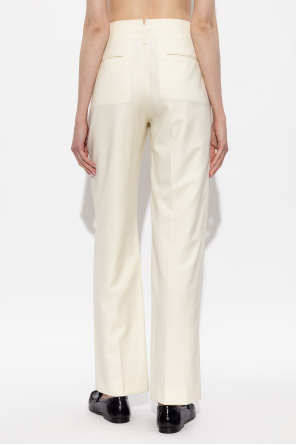 Kenzo Wool pleated trousers