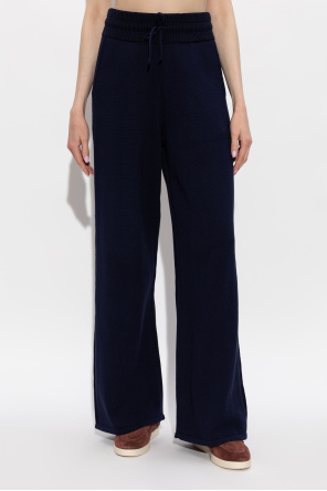 Kenzo Cotton trousers with straight-leg cut