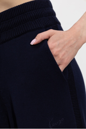 Kenzo Cotton trousers with straight-leg cut