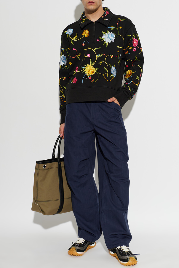 Kenzo Pantaloni cargo din bumbac