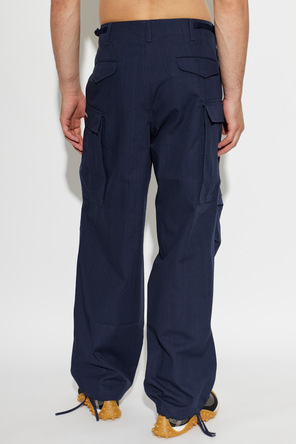 Kenzo Pantaloni cargo din bumbac