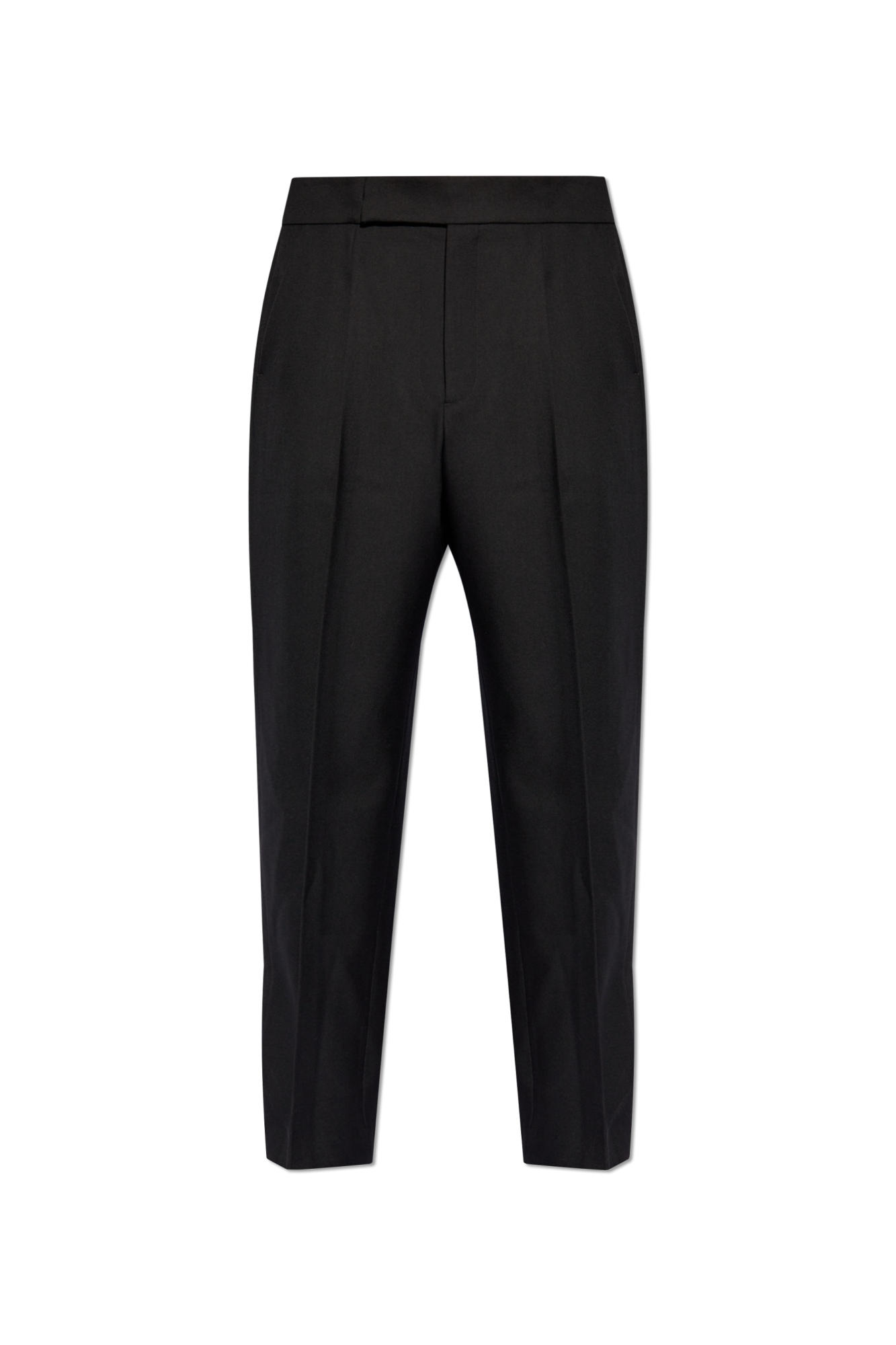 Only & Sons Schmal geschnittene Jeans in schwarzer Waschung Wool trousers