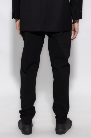 jeansy z szerokimi nogawkami versace jeans couture spodnie nike w nsw legasee zip leggings black black