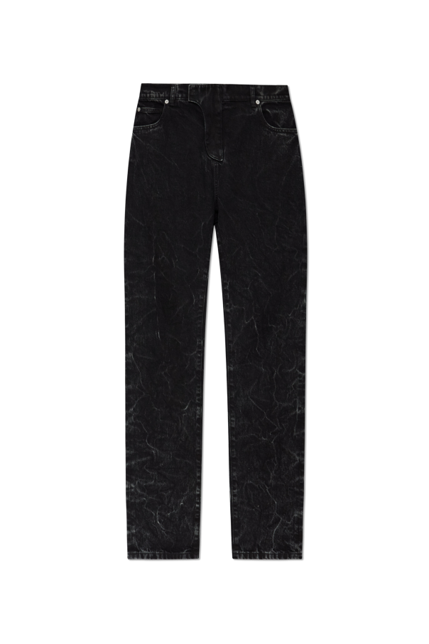 Jeans with a 'vintage' effect od Balmain