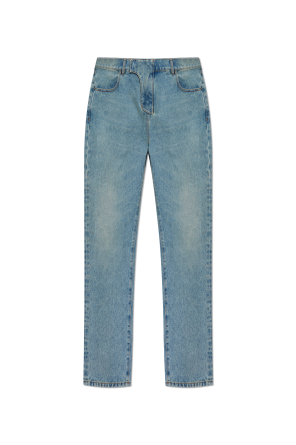 Straight-leg jeans