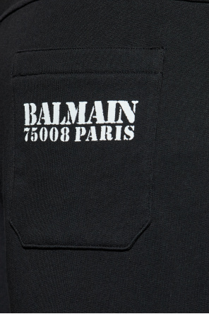 Balmain Pantalones deportivos con logo estampado