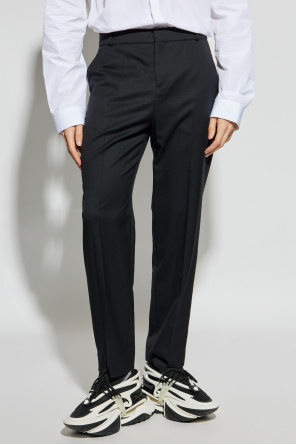 Balmain Wełniane spodnie w kant