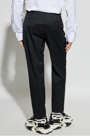 Balmain Wełniane spodnie w kant
