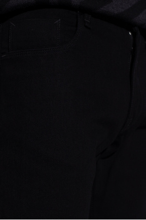 Fendi Fendi Kids logo-trim jeans