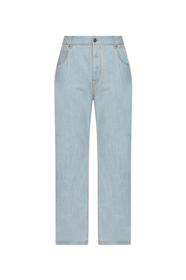 Straight-leg jeans od Fendi