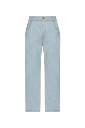 Straight-leg jeans