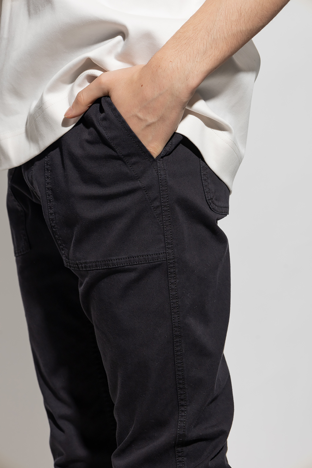 tracksuit style tapered trousers, FENDI