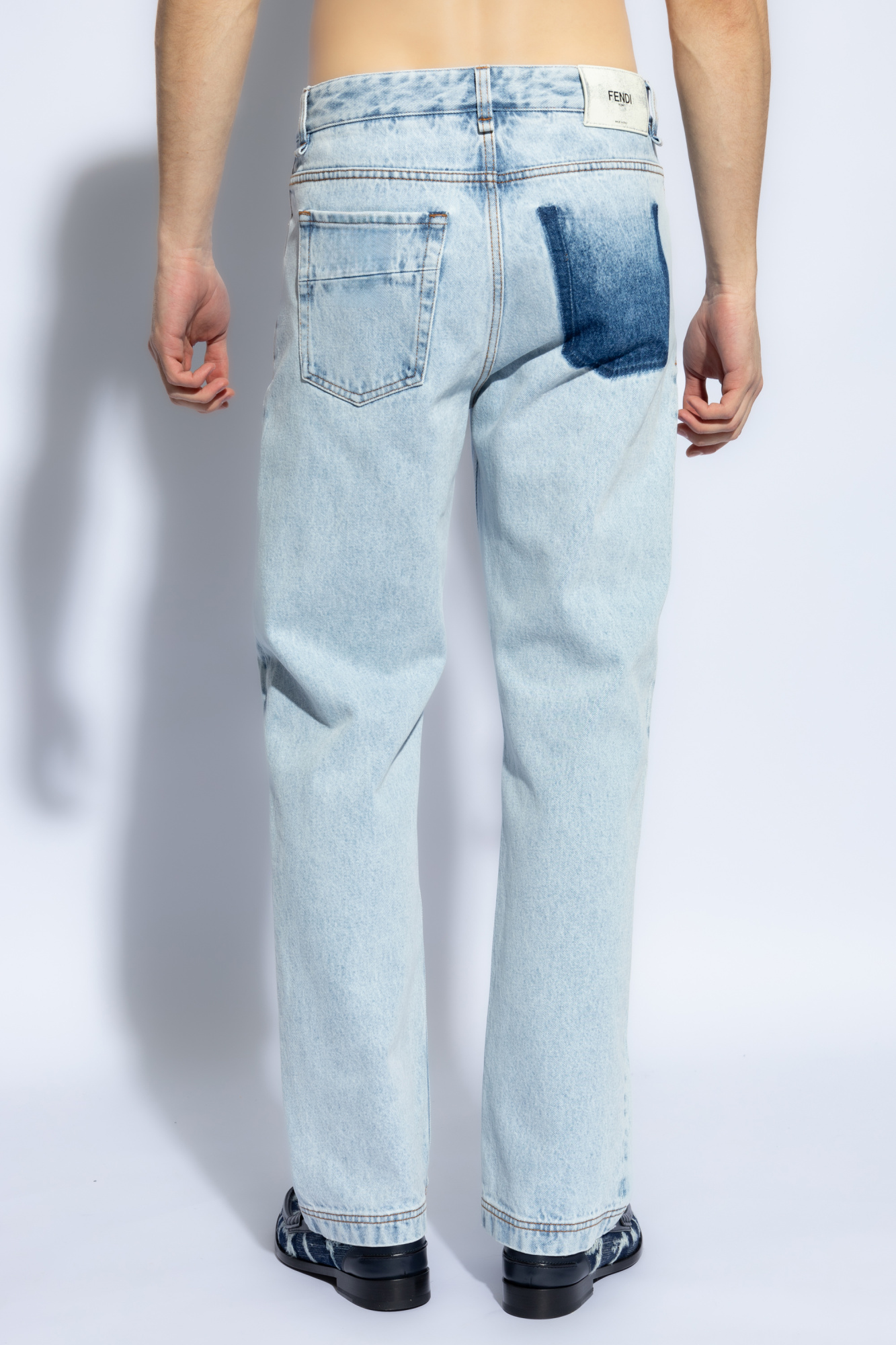 fendi kostium Straight-leg jeans