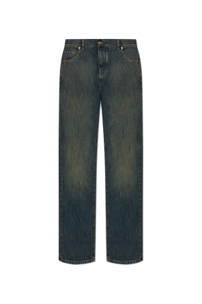 Straight-leg jeans